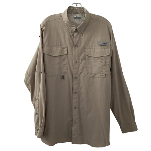 NWOT Columbia Men’s PFG Bahama II Long Sleeve Fishing/Boat Shirt – Size Large - Picture 2 of 12